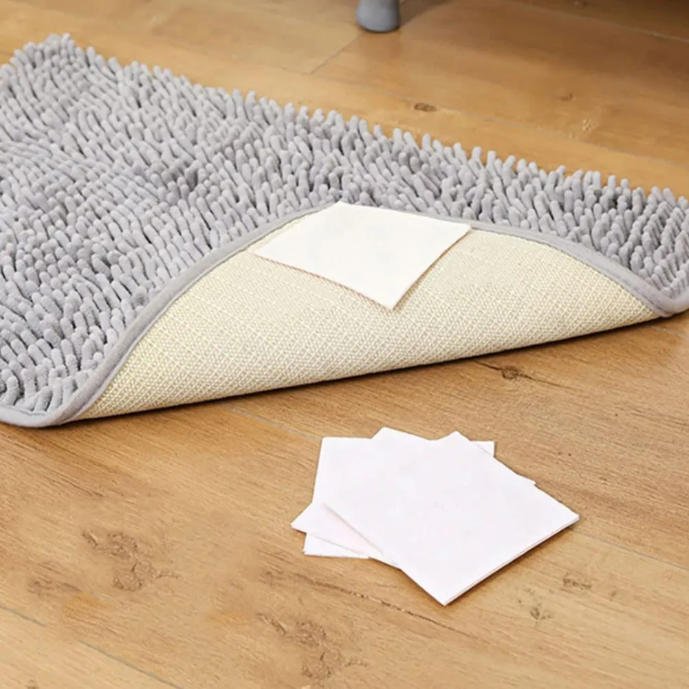 

12Pcs Anti-Slip Flat Thin Design for Any Shape Carpet Mats Dance Floor Rugs Prevent Sliding Curling Trips Safe Home
