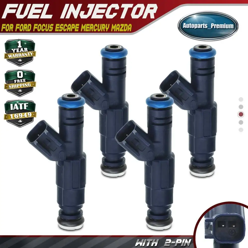 

4x Fuel Injector for For Ford Focus 2005-2007 Escape Mercury Mariner Mazda Tribute