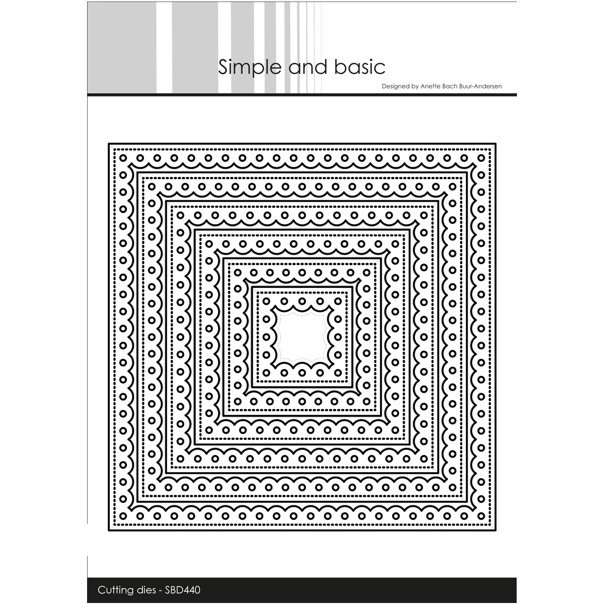 

Inner Scallop – Square Cutting Dies for New May 2024 Scrapbooking Paper Making Frame Card Craft Supplies no Stamps