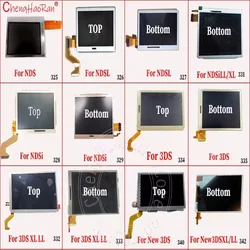 1PC Repair Parts Top Upper or Bottom Lower LCD Display Screen For NDS Lite For NDSL NDSI  NDSI 3DS New 3DS XL LL