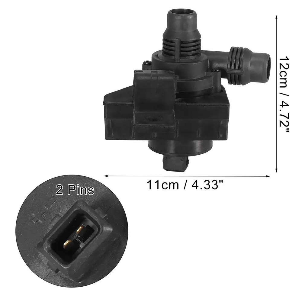 Bomba de água auxiliar elétrica do motor 64116988960 para 525i 530i 545i 550i 645Ci 650i Sistema de refrigeração Bombas de água Peças de motor