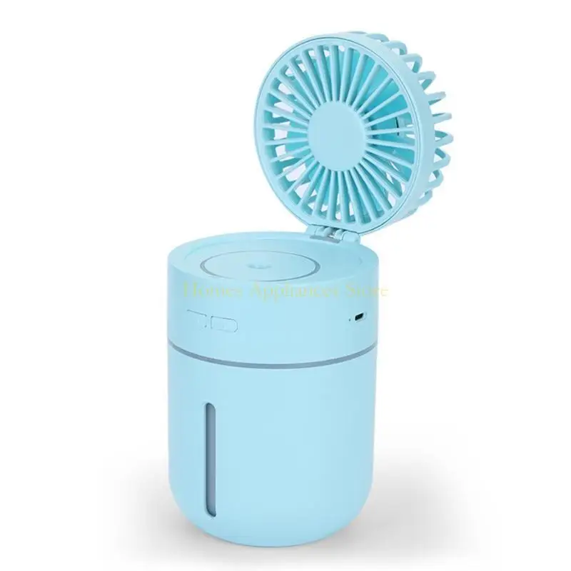 Umidificati muti D0AB per W/ Fan ricaricabile super tranquilla per umidificatore nebbia per camera da letto