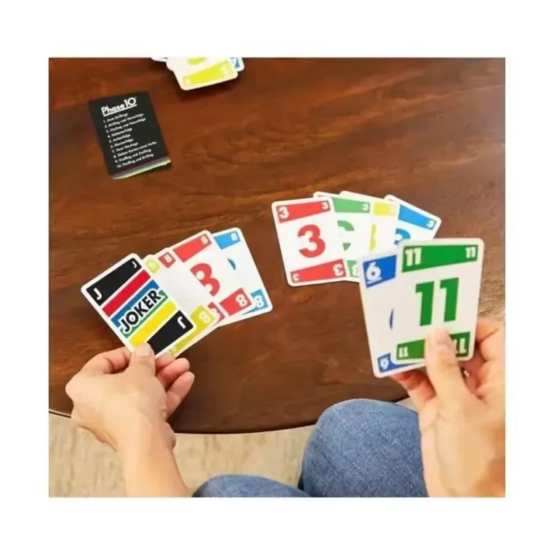 

New Games Phase 10 Card Game for Family Night Featuring Tv Show Themed Graphics and a Special Rule for 2-10 Players