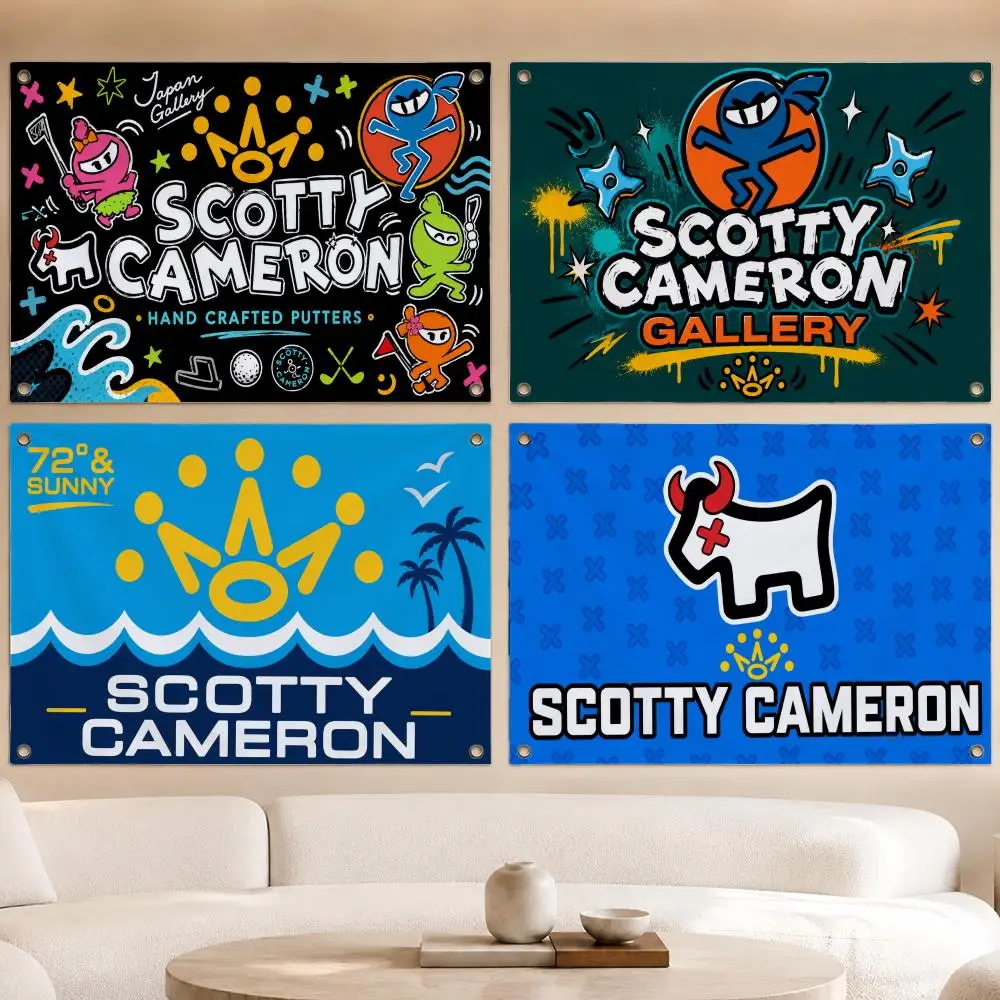 Brand Scotty Cameron Flags decor flag banner,wall hanging flag,indoor outdoor wall decor,yard garden porch patio