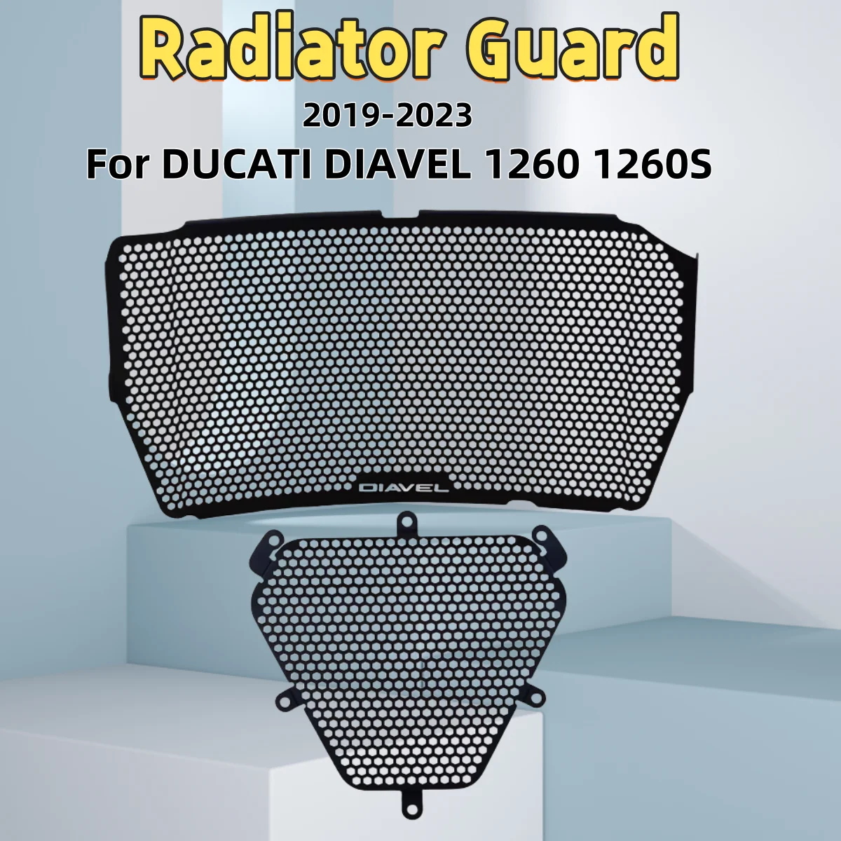 

For DUCATI DIAVEL 1260 Diavel 1260S 2019-2023 2021 2020 Motorcycle Accessories Radiator Grille Cover Guard Protection Protetor