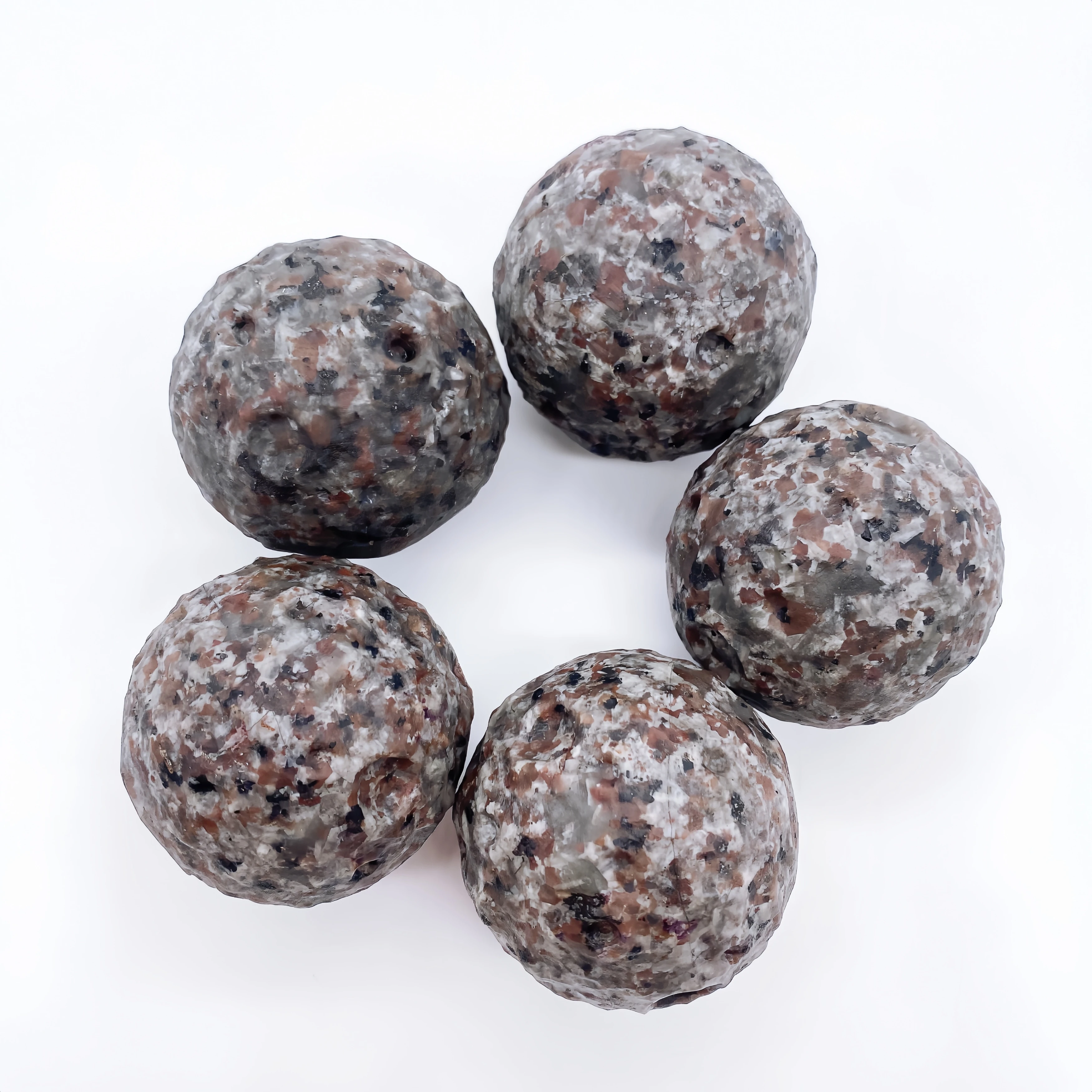 50-55mm Yooperlite Moon Sphere Natural Crystal Flame Stones Fluoresce Sodalite Ball Energy Healing Spiritual Home Decor Gift