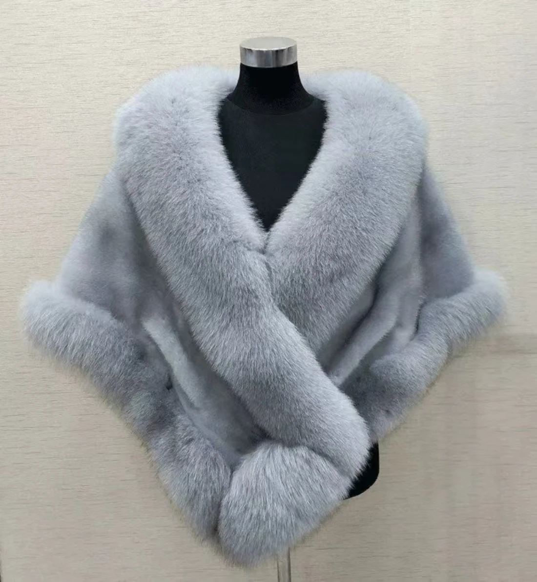 Faux fur wedding shawl ladies party shawl bride winter bride wrap bolero accessories cape