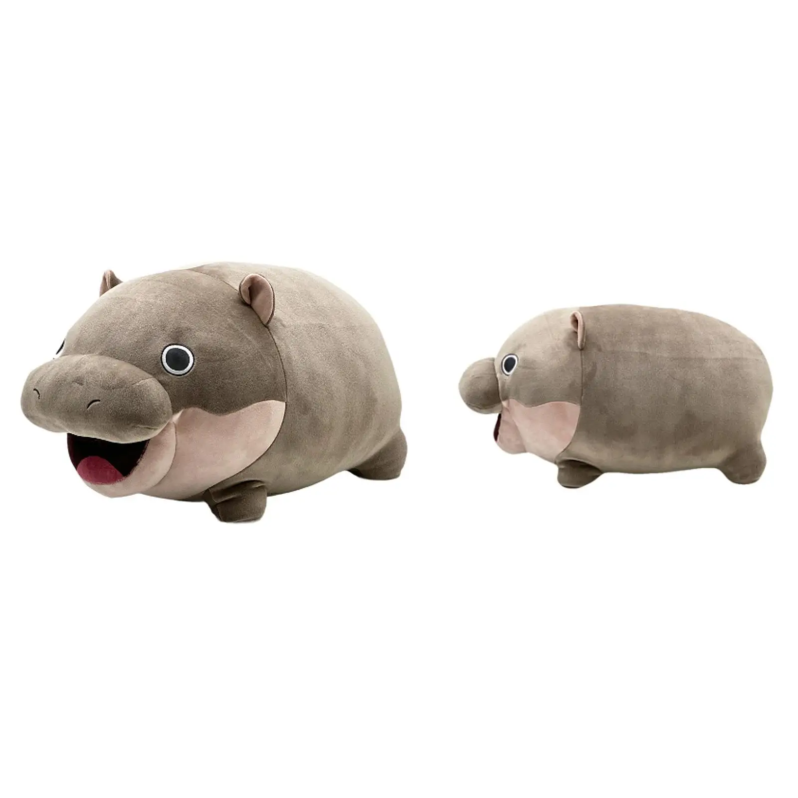 Hippo Plush Doll Decorative Birthday Gifts Hippo Doll Soft Lovely Cartoon Hugging Toy for Children Adults Baby Boys Girls Kids