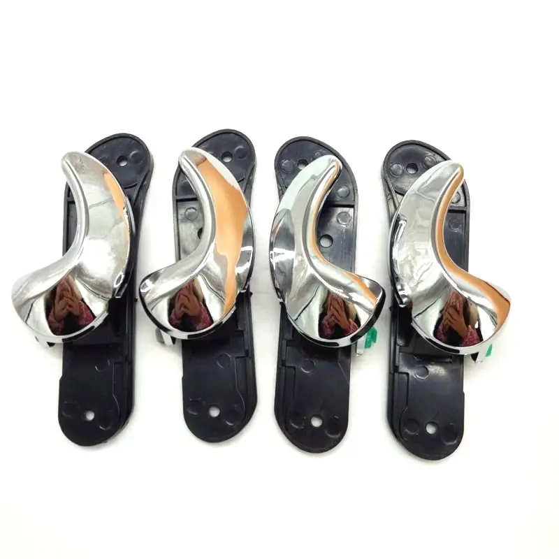 1 set of 4pcs For Lifan 320 Inside Door Handle Inner Handle Front Rear Left Right Chrome Plastic 69230-89101