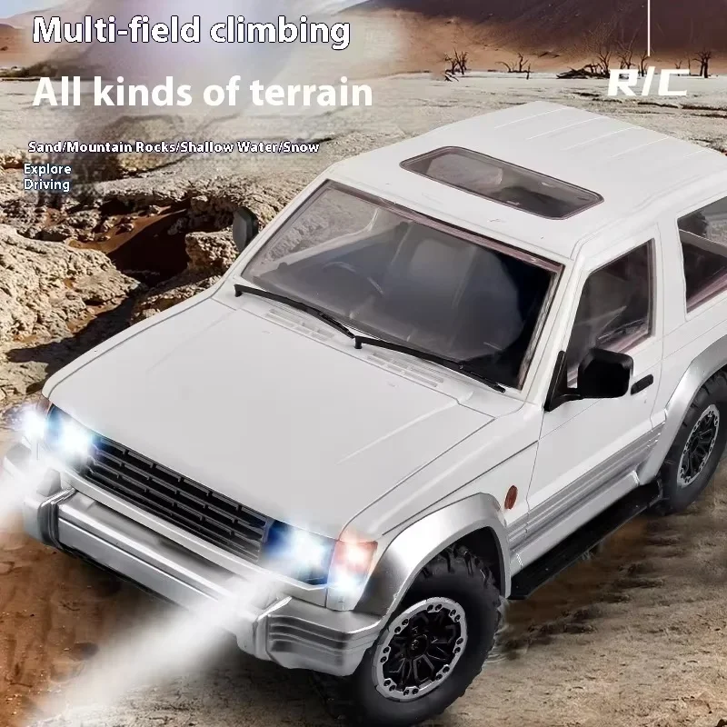 LDRC 1/14 Ld1297 Pajero Rc Remote Controlled Vehicle With Illuminated Four Wheel Drive Off Road Vehicle Simulation Model Toy Gif