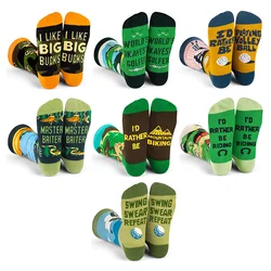 2026 New Fashion Funny Letter Crew Socks Cotton Unisex Women Men Couple Chic Harajuku Long Socks Gifts Dropshipping Wholesale