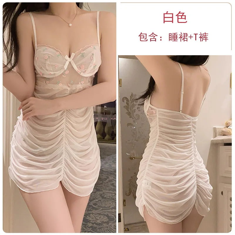 2024 Nuovo Sexy Collo Quadrato Backless Bow Mesh Sheer Sling Dress Donna Pieghettato Cinching Vita Sottile Wrap Hip Dolce Abito Corto 9AAZ