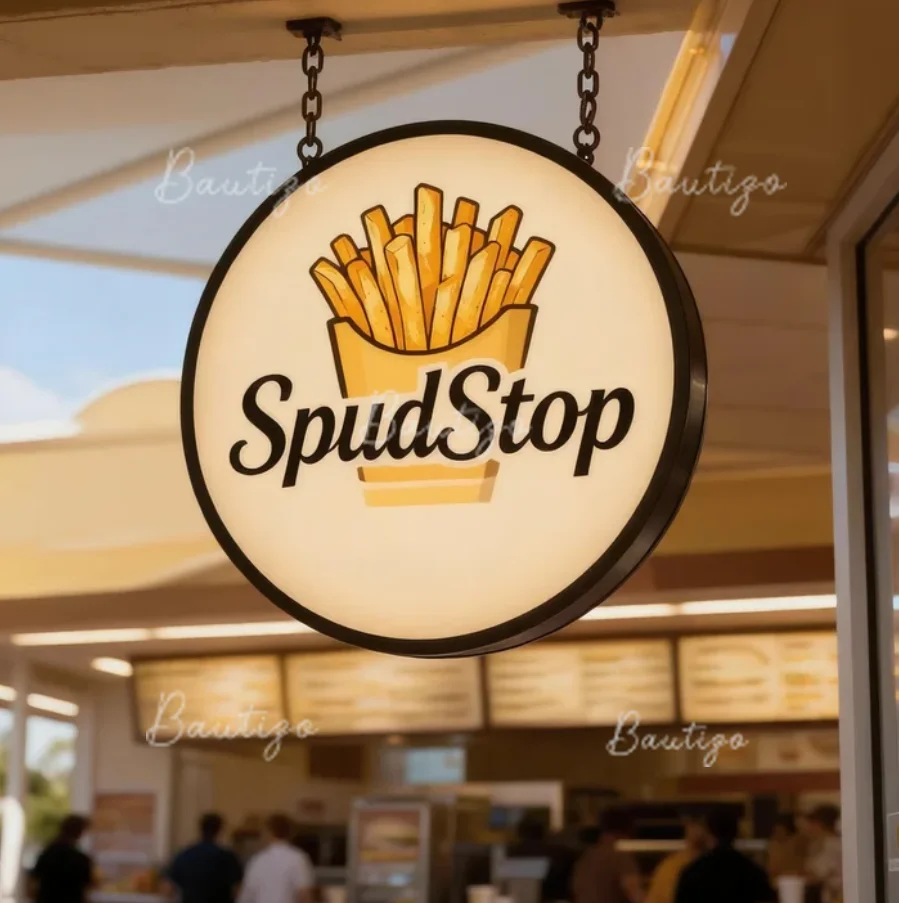 Personalized LED Sign Custom Lightbox Business Outdoor Logo Storefront Illuminated Double-sided Light Box Signboard Customizable