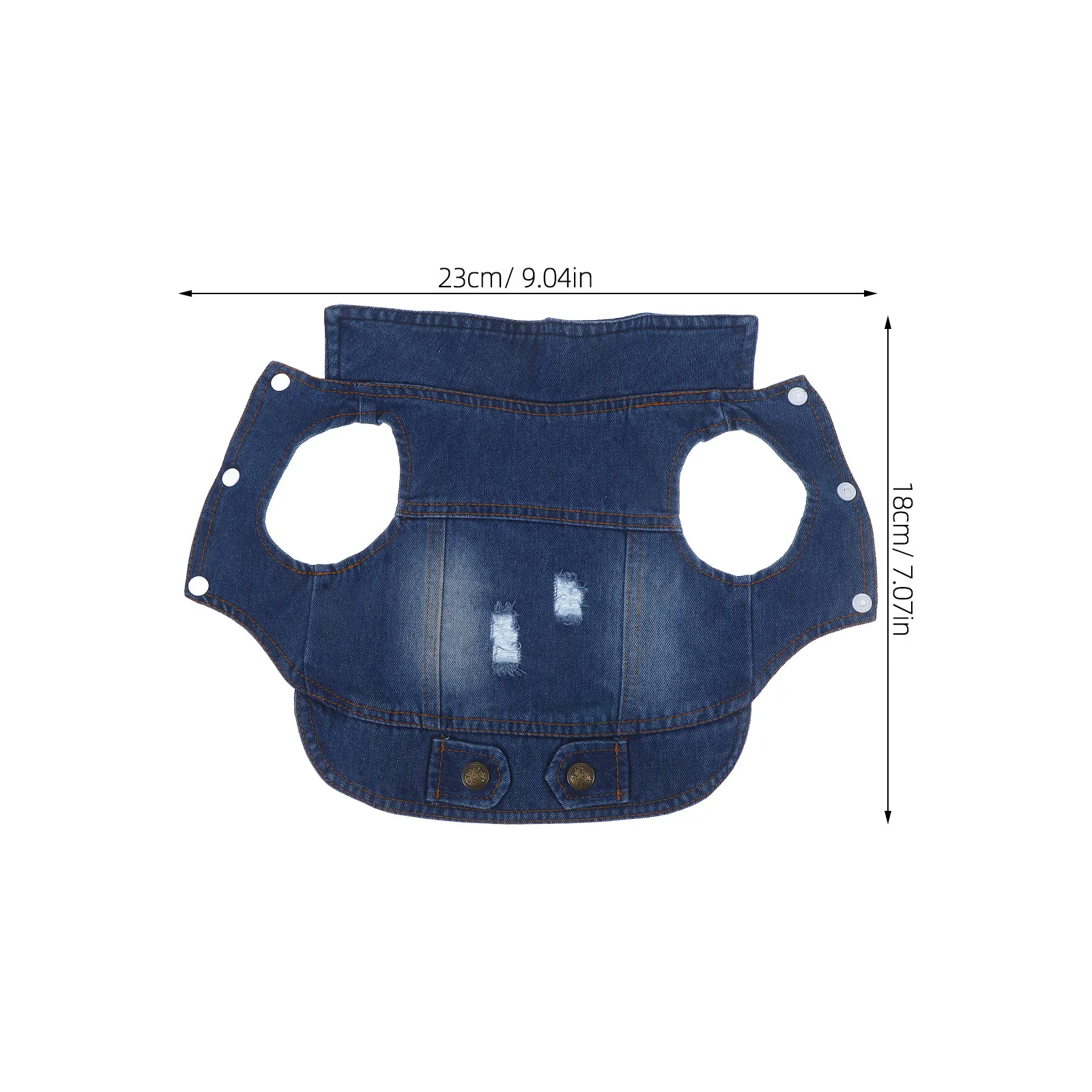 Pet Denim Vest for Small Medium Dogs Summer Sleeveless Jacket Coat Protection After Grooming Cool Puppy