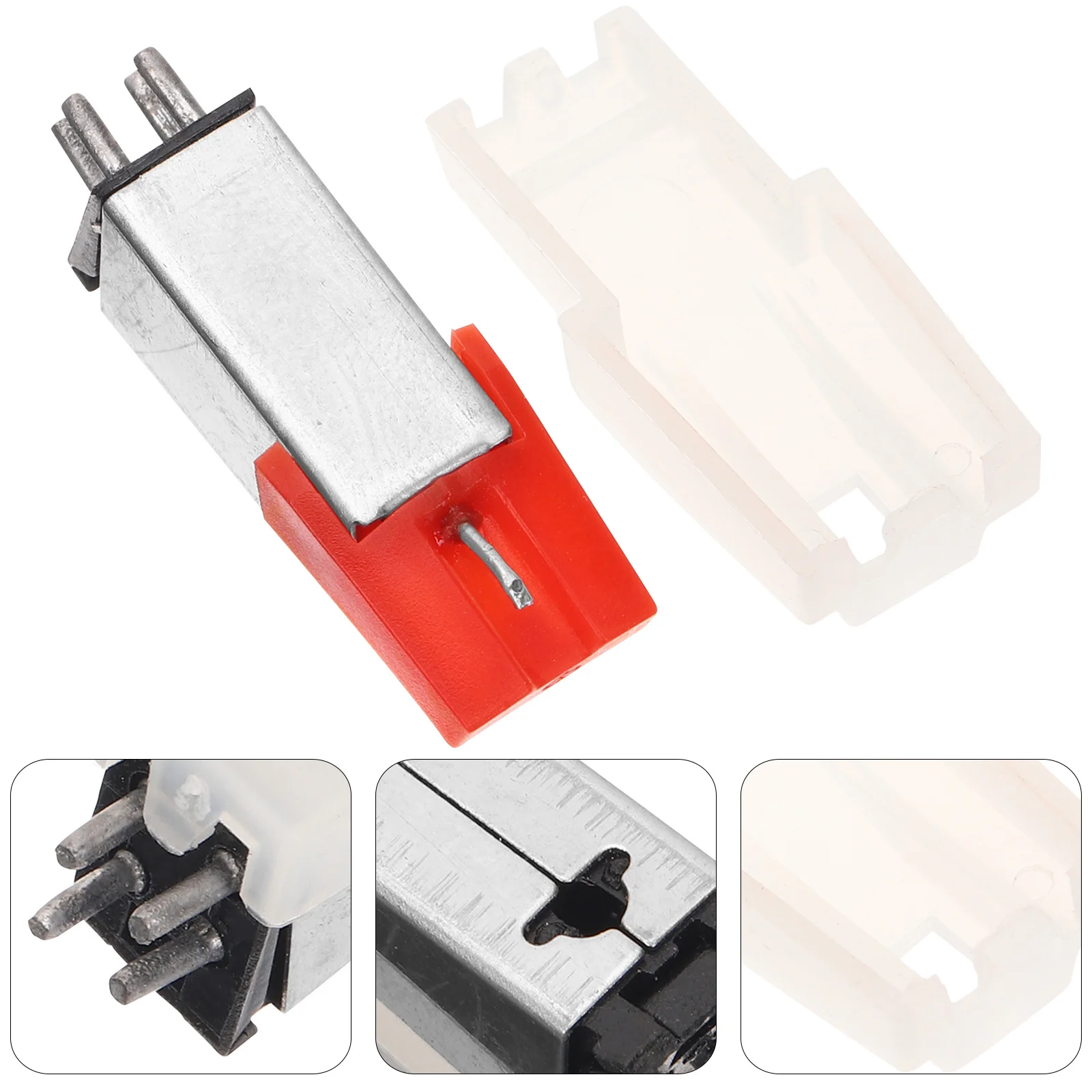 

Dynamic Stylus Needle Premium Plastic Metal Record Player Replacement Needle Universal Turntable Stylus for Vinyl Gramophone