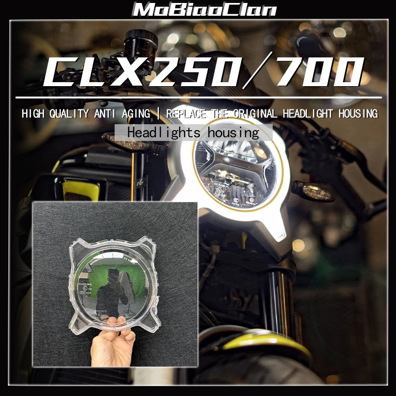 

For CFMOTO 700clx 250clx Motorcycle headlight headlight lampshade headlight glass modification parts housing accessories ﻿