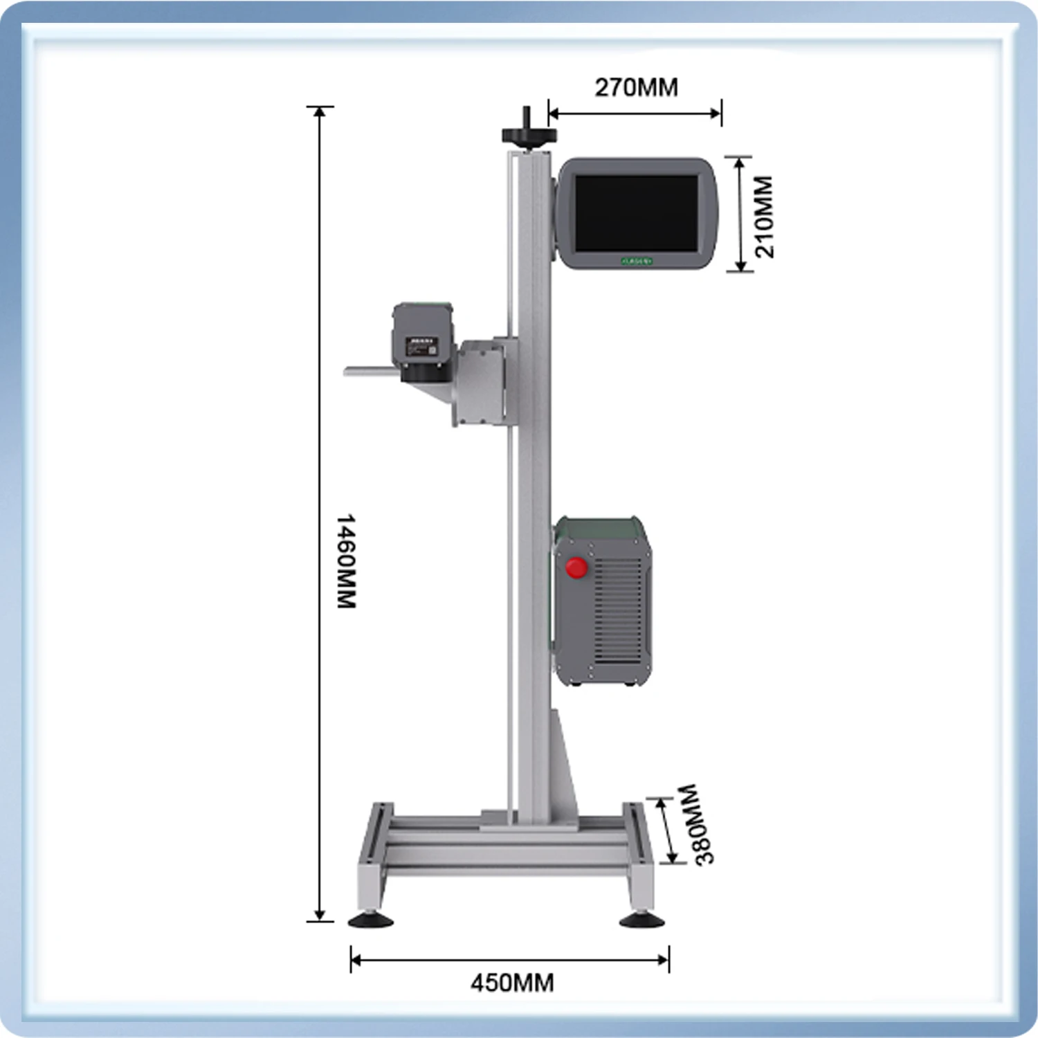 DCODE PL2 섬유 비행 레이저 마킹 기계 레이저 조각 기계 레이저 조각사 금속 포장 보석에 대한 3D 인쇄