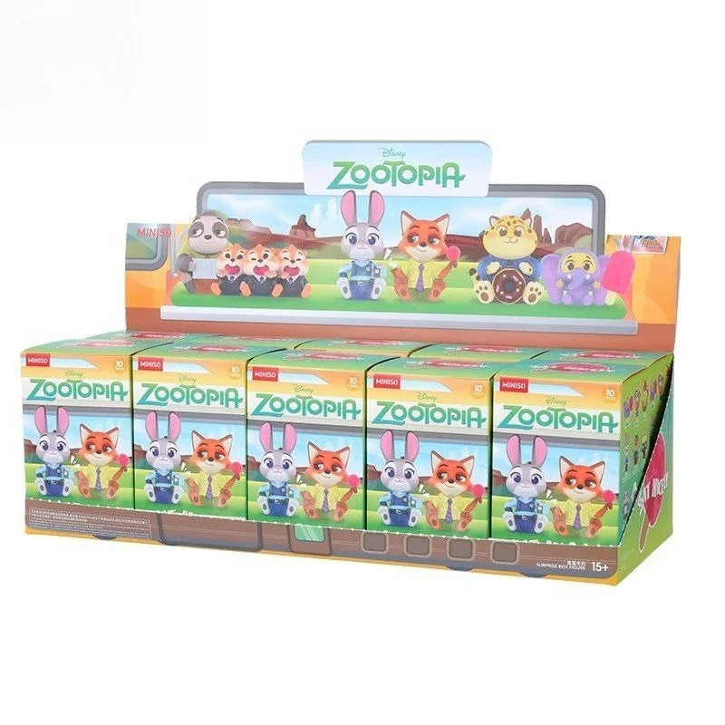 Zootopia Judi Nick Blind Box Figure Trendy Toys Doll Gift Ornaments Cartoon Cute New  Niche Good Looks Kawaii
