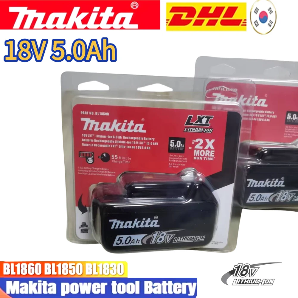 

Hot selling original Makita 18V 5/6/Ah rechargeable battery,Makita power tool battery, large capacity,long battery life, charger