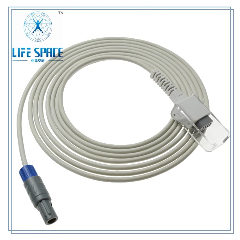 EX-A01 high quality SPO2 sensor extension cable double, mindray*s MEC1000/2000,PM7000/8000/9000,edan patient monitor accessori