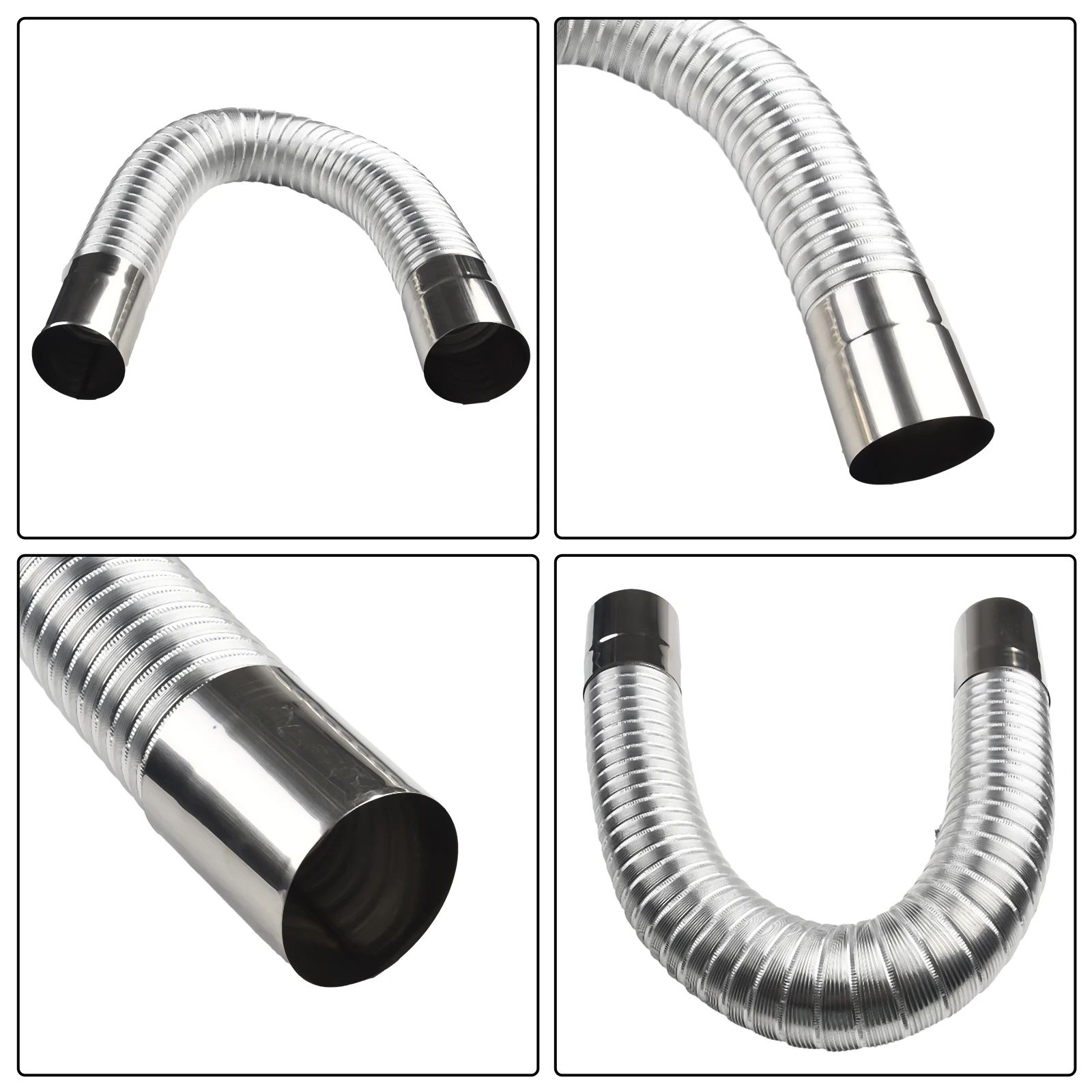 Stove Fireplaces Heating Chimney Pipes Stretching Wood Stove Pipe Stove Pipe Liner Bend Sturdy Telescopic High Quality