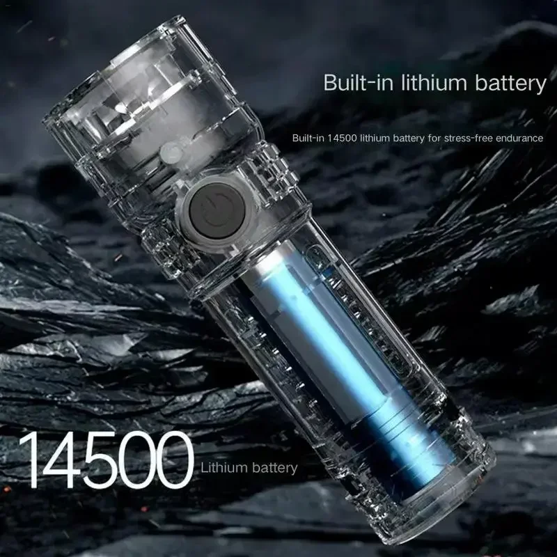 USB قابلة للشحن مصابيح كاشفة بلمبات LED السوبر مشرق مشاعل محمولة 3 طرق IPX4 مقاوم للماء المشاعل المحمولة للمشي لمسافات طويلة التخييم
