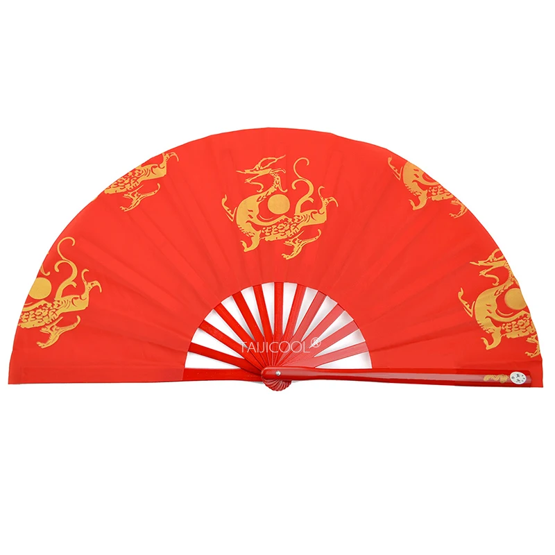 

High-Quality Tai Chi Kung Fu Fan, Green Dragon Sound Fan, Martial Arts Fan, Morning Exercise and Performance Fan