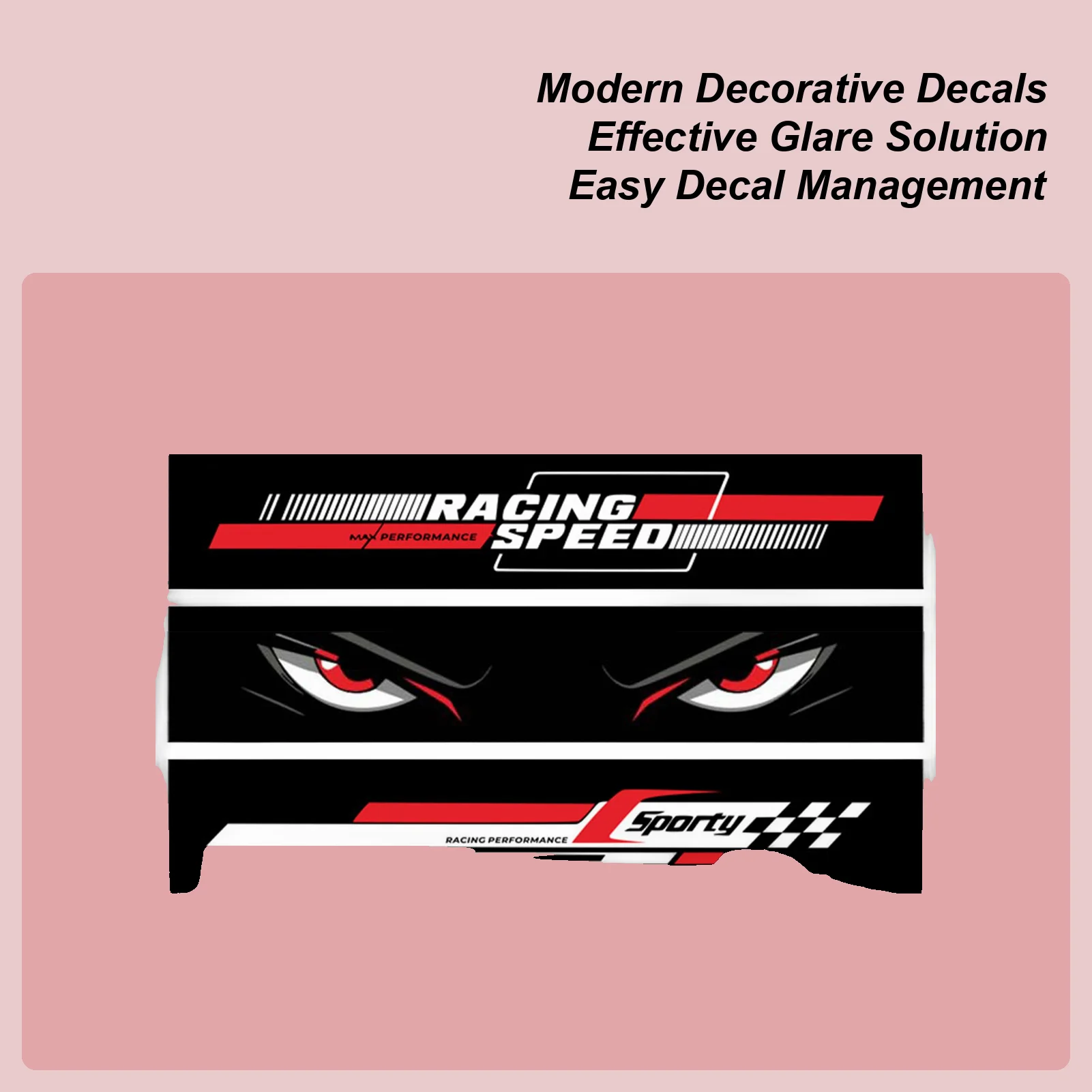 

Car Decal Front Rear Window Decal Adhesive Weatherproof Banner Sticker For Automotive Women Vehicle Road Trip Truck Men Auto