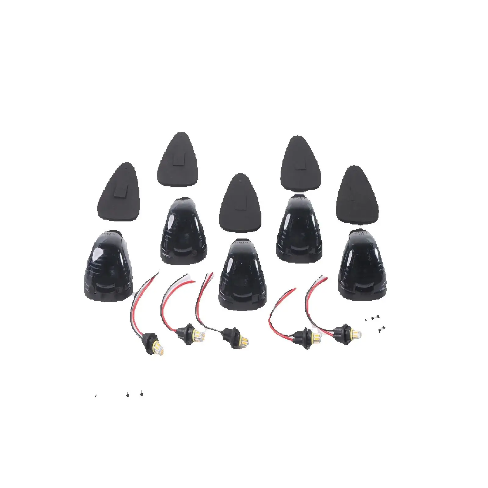 

5 шт. дымчатые светодиодные фонари на крыше кабины для Ford F250 F350 F450 1999-2016 габаритный фонарь