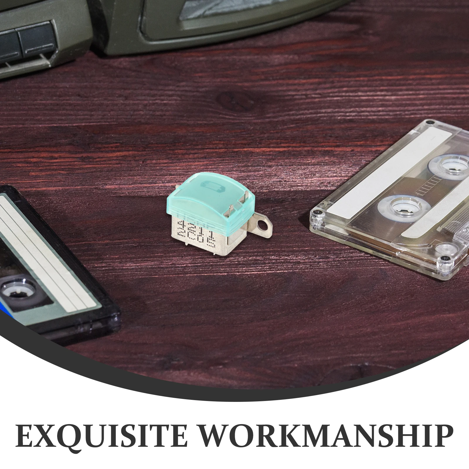 

Wired Audio Accessories Magnetic Head Part Metal Button Parts for Cassette Tape Recorder Two-Channel Record Equipment Repair