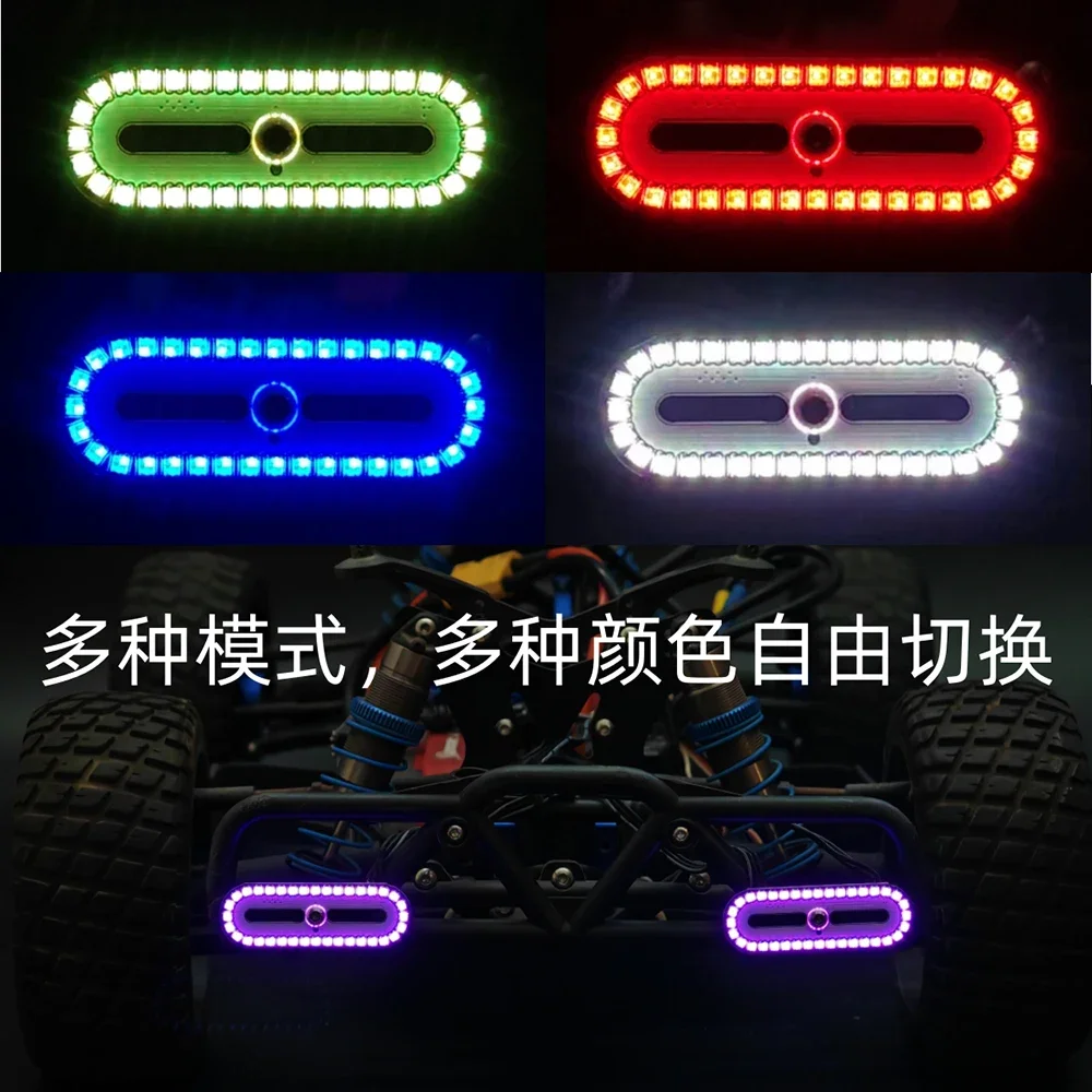 Wielofunkcyjna lampa tylna LED ze światłem stop do samochodów RC 1/10 typu Crawler Traxxas TRX4 Defender Bronco AXIAL SCX10 RC4WD D90 — zdjęcie 3