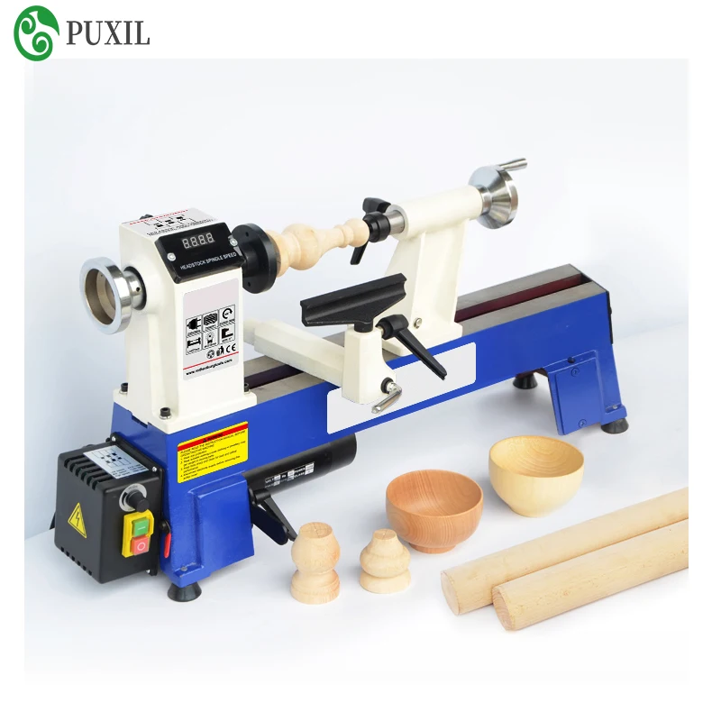 Woodworking lathe miniature household multifunctional desktop wood spinning machine small beads machine lathe polishing machine