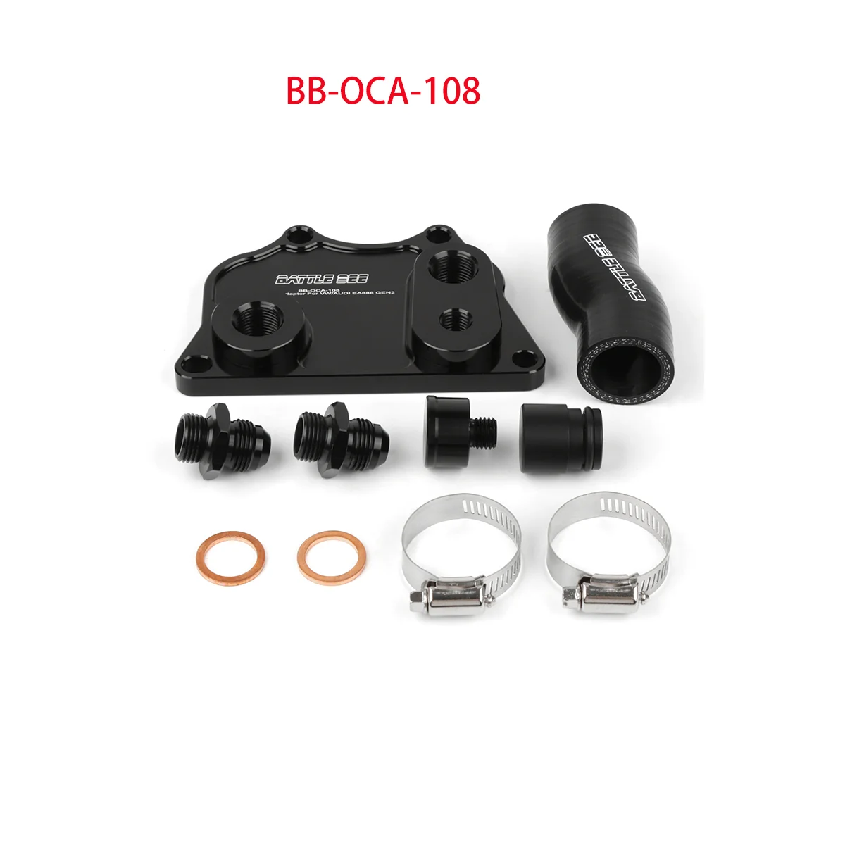 

Fit For MK6 2.0T 1.8T EA888 GEN2 Engine Oil Adapter Connectors Oil Filter Sandwich Plate AdapterBB-OCA-108