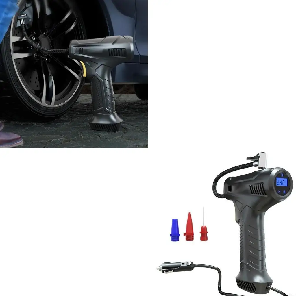 

Инфурирование шин для мотоцикла беспроводного/проводного цифрового воздушного насоса со светодиодным светом