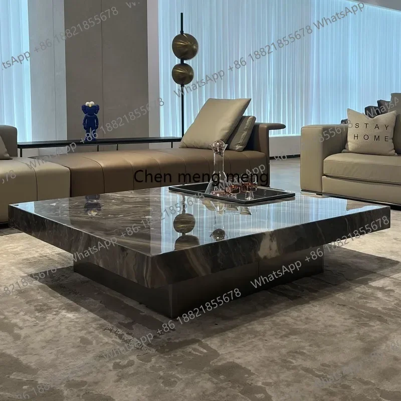 YL  Simple Designer Coffee Table Aesthetic Unique Space Saving Drawers Coffee Table Center Nordic Mesa Auxiliar Salon Furniture