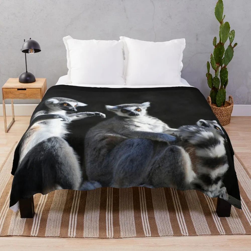 

Monkeys Throw Blanket Travel Blanket Blankets Sofas Of Decoration