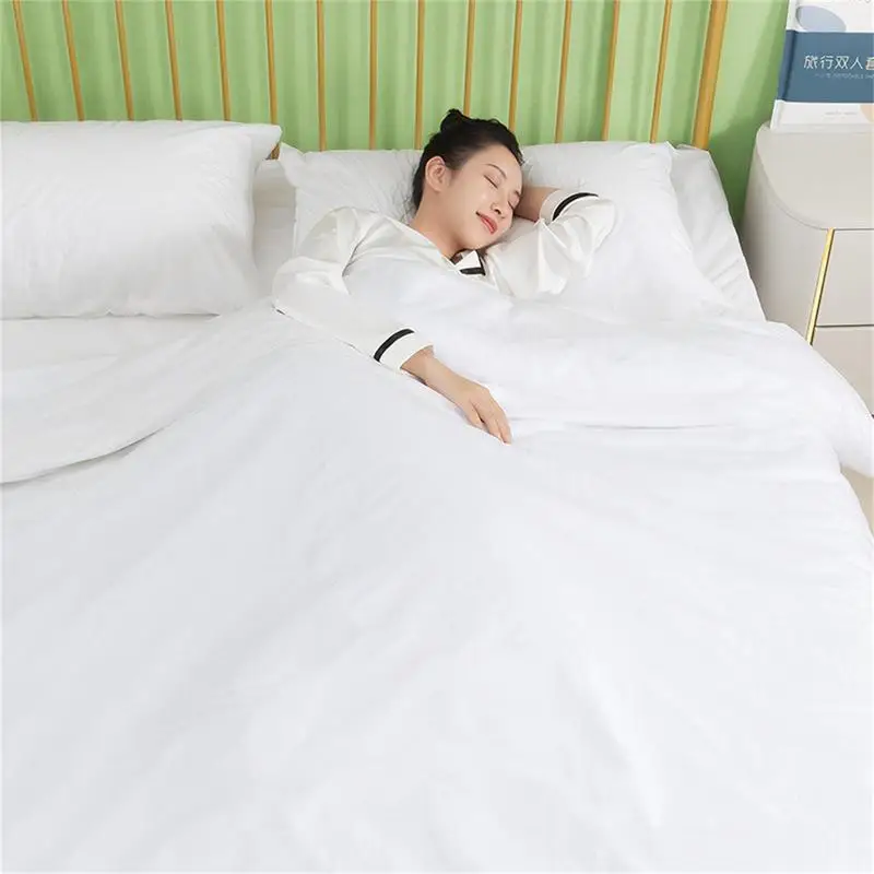 Disposable Bed Sheets Quilt Cover And Pillow Cases Set Travel Disposal Bed Sheet Portable Travel Disposable Bed Sheet pillowcase