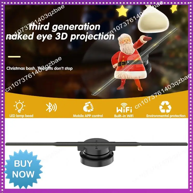 

Hot Ltem PD42 3D Hologram Projector Wall-Mounted Advertising Machine 244Pcs LED, HD Eye Visuals Advertising Display US PLUG
