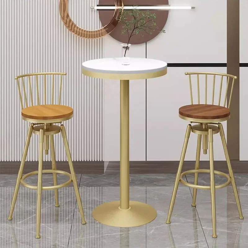 Asian Designer Bar Chairs Luxury Breakfast Waterproof Makeup Office High Reception Bar Chair Gaming Sgabello Bar Cafe Furniture