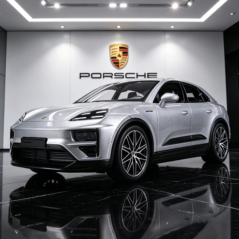 Bburago‌ 1/24 Porsche Macan 4 Electric Alloy Car Diecasts & Vehicles Car Model Miniature Scale Model Car For Collection Gift