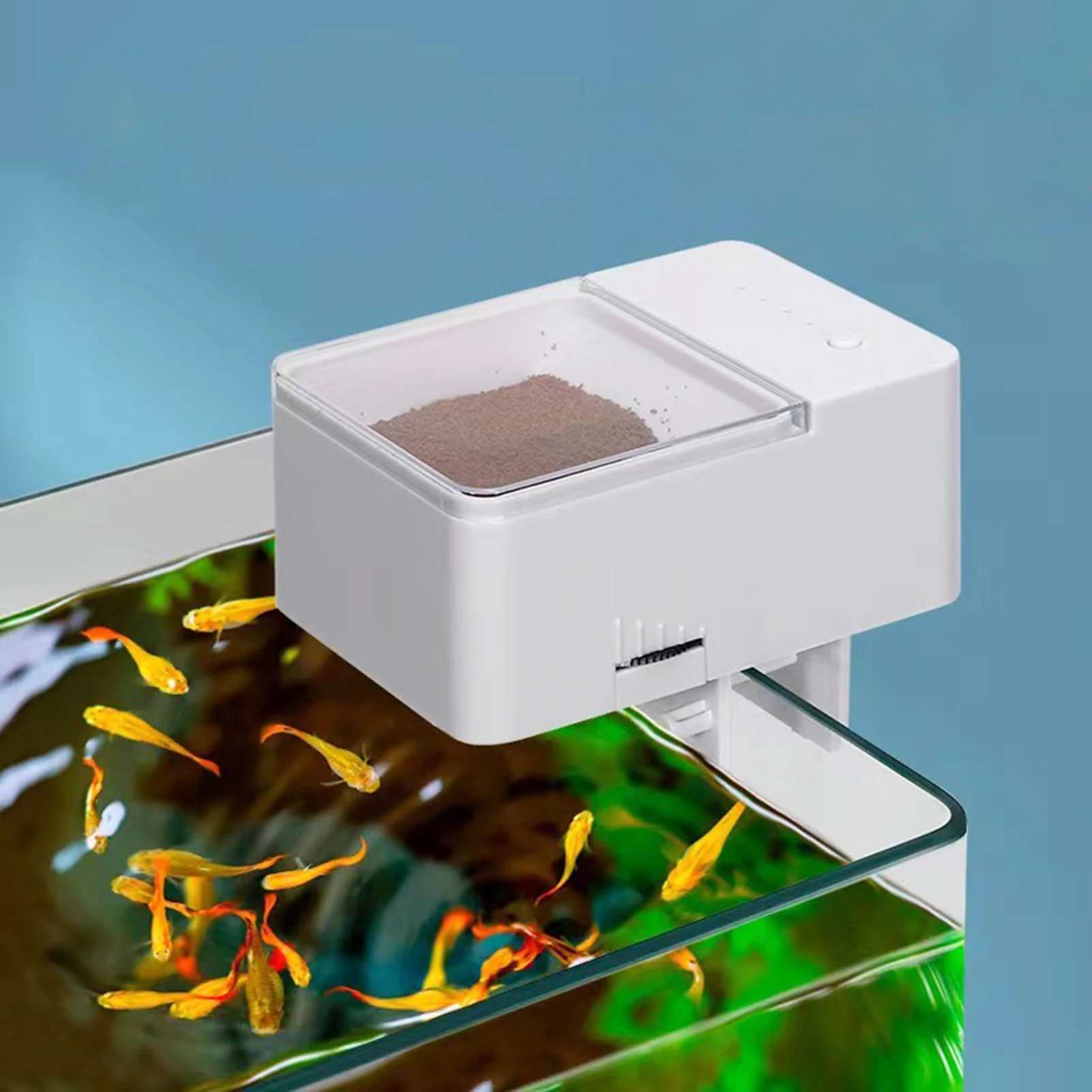 

Автоматическая кормушка для рыб, резервуар 500 мл, автоматический дозатор кормления для рыб, таймер, кормушка, ручная регулируемая розетка для аквариума с кормом для рыб Po