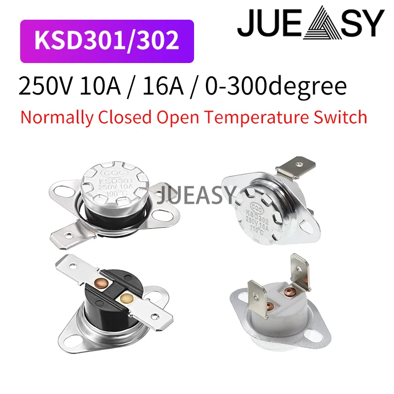 yZ[zKSD301 KSD302 0-300 xZ~bN 10A 16A 250V m[}N[YI[vxXCb`T[X^bg 45C 75C 85C 90C 135C 220C 300C