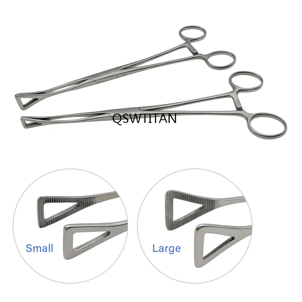 스테인리스 스틸 지혈용 폐쇄형 포셉스 그라인딩 홈이 있는 외과용 클램핑 포셉스 멸균 가능 눈꺼풀 도구