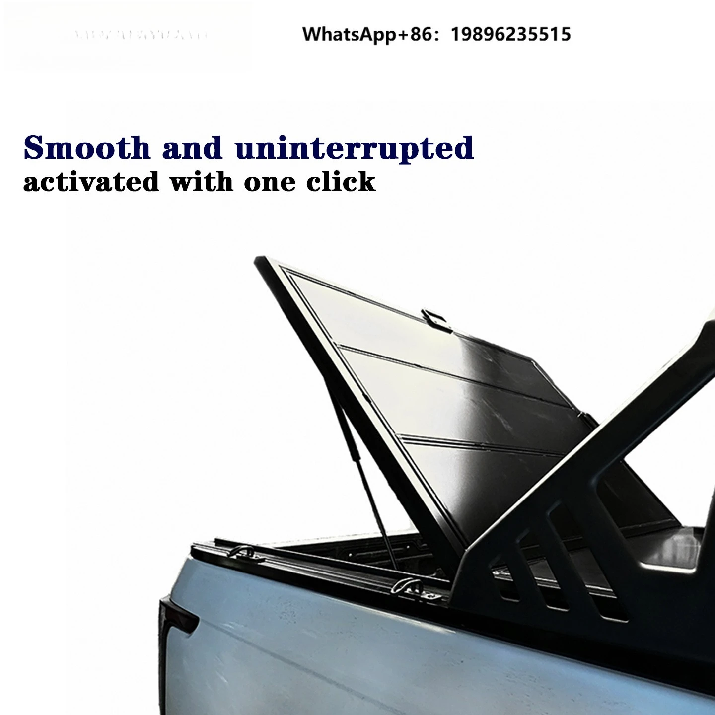 An Aluminum Retractable Four-wheel Drive Convertible Roof Suitable for Pickups, a Waterproof and Sturdy Large Trunk Sunshade