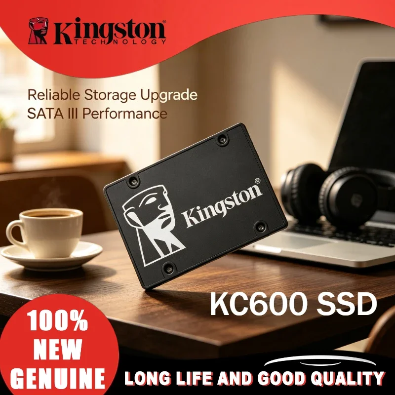 Kingston KC600 SSD Reliable High Speed 2.5 inch SATA 3 Internal Solid State Drive HDD Desktop Laptop 256GB-2TB