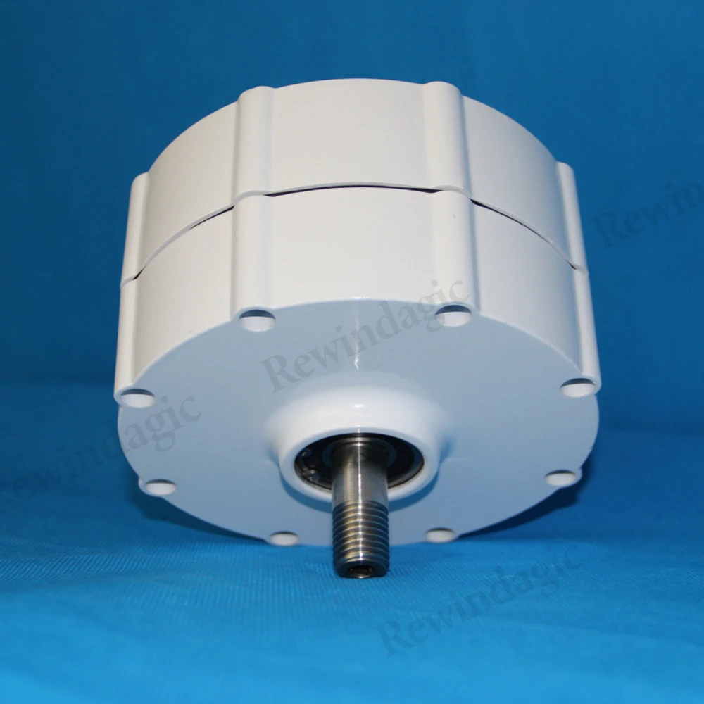 China Factory New Energy Wind Generator And Turbine Low Speed 3000W 5000W 12V 24V 48V Gearless Permanent Magnet Generator