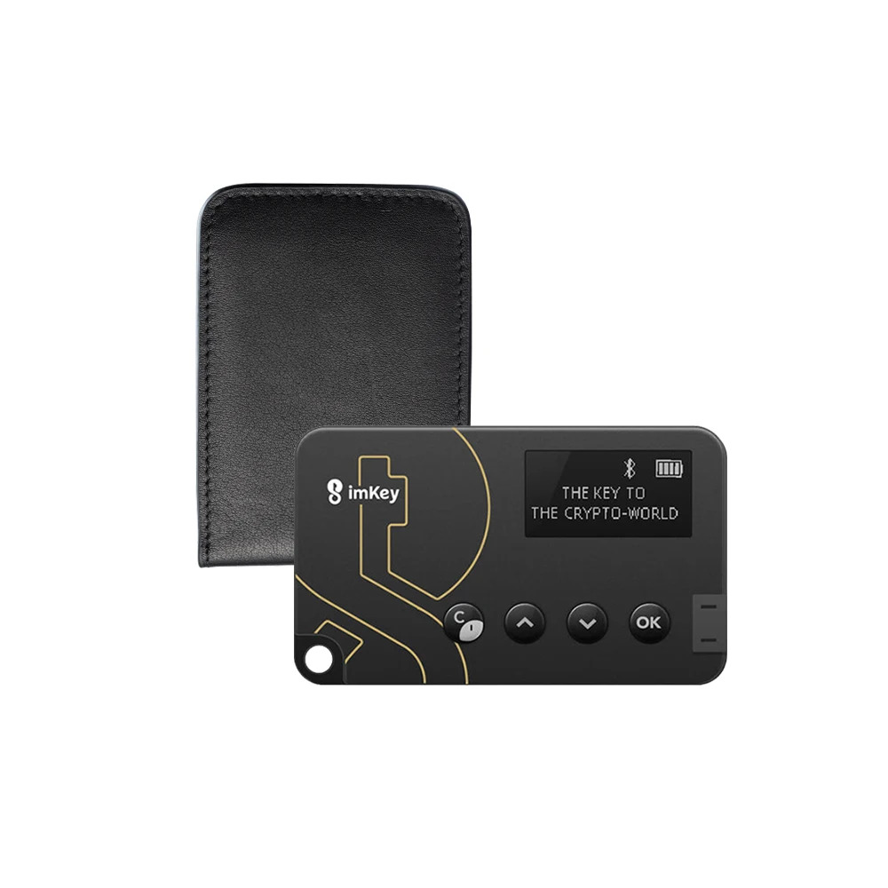 ImKey Crypto Currency Hardware Wallet And Leather Case Kit