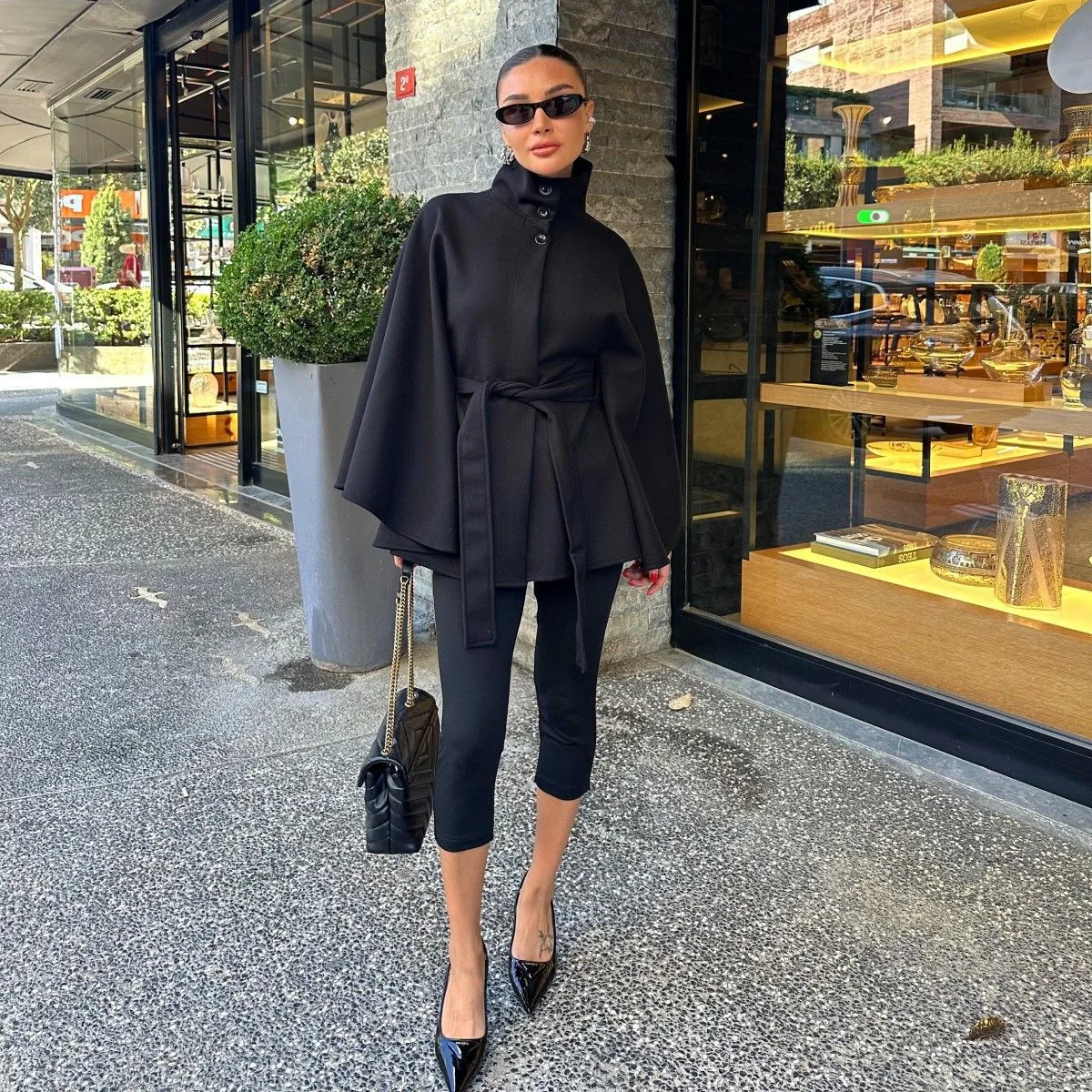 

Модный женский плащ, осень 202, свободные куртки с длинными рукавами и поясом на шнуровке, верхняя одежда, повседневная одежда