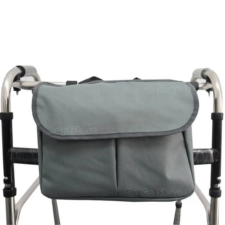 600D Oxford cloth walker storage bag, suspended rehabilitation walking car storage bag, wheelchair storage bag