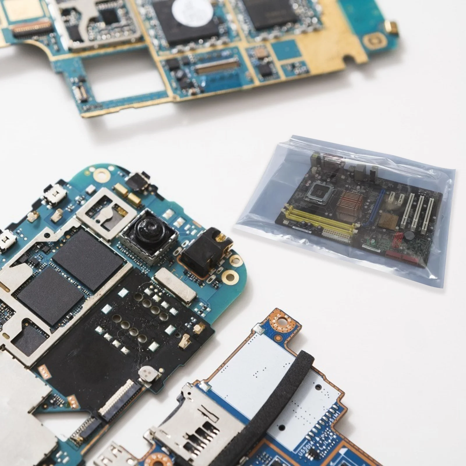 200 Pcs Jewelry Anti-static Hard Drives Micro The Pet Storage Case Mainboard